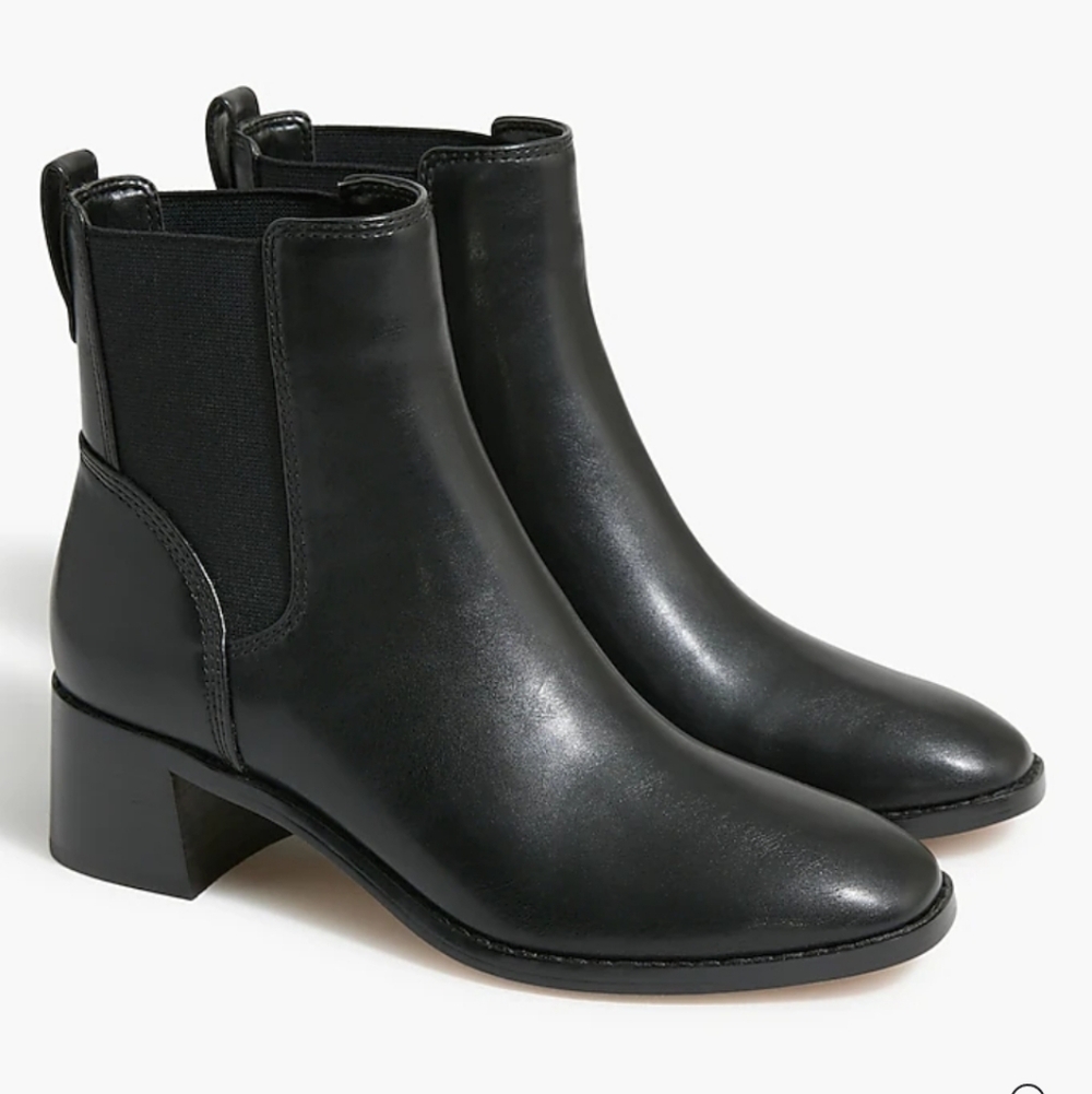 J Crew Factory Chelsea boots CA774 Size 5 Brown $188 Retail - Picture 2 of 8